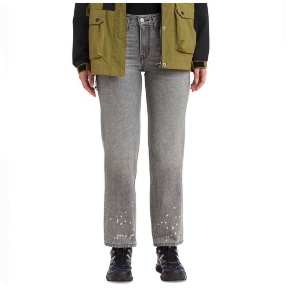 Levi's Women's Straight Leg Gray Jeans